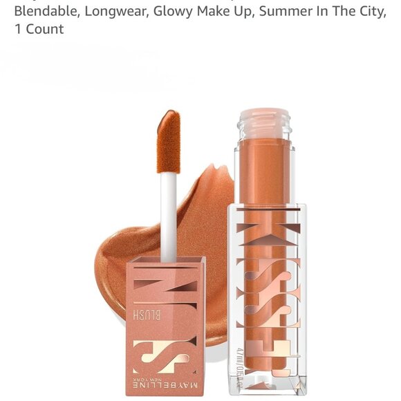 Set of 7 - Maybelline Sunkisser Multi-Use Liquid Blush and Bronzer, Blendable, L - Picture 4 of 8